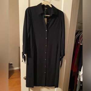Chicos NWT black dress/duster